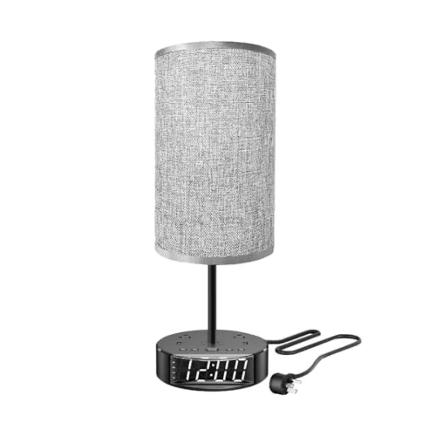 Ночная лампа с сенсорным управлением, USB-C портами для зарядки, будильником и 3-ступенчатой регулировкой яркости для спальни и гостиной
Ночная лампа с сенсорным управлением, USB-C портами для зарядки, будильником и 3-ступенчатой регулировкой яркости для спальни и гостиной