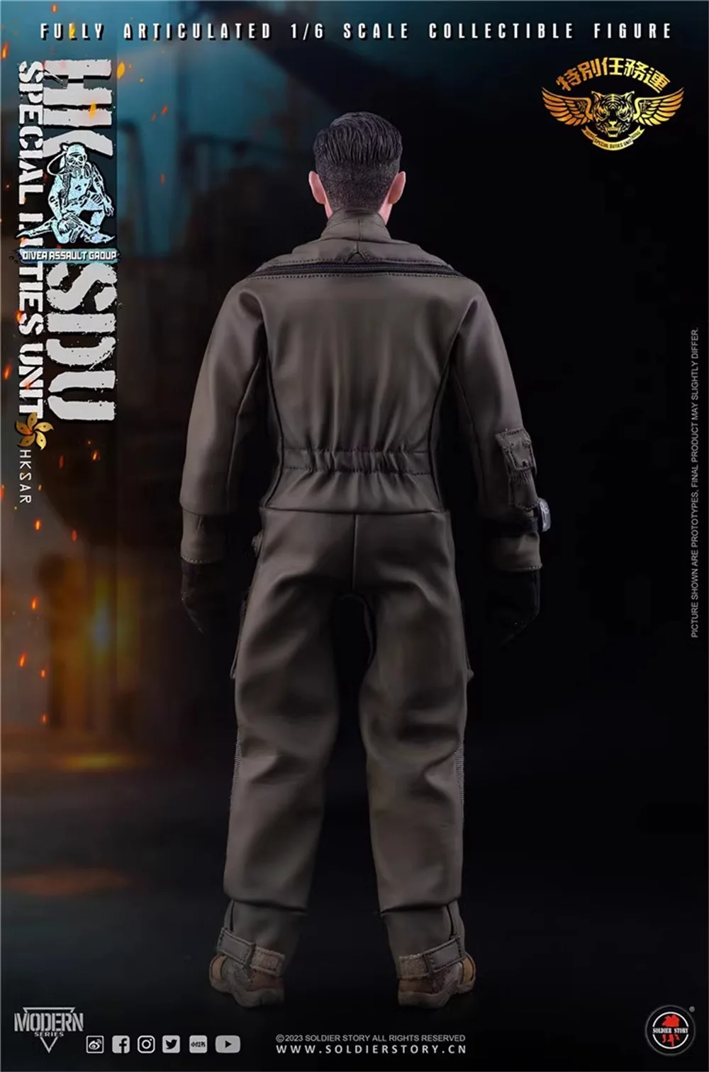 1/6 Soldierstory SS131 HK Soldier Doll Special Mission Unit Water Diver Dress Coat Bodysuit Hand Foot Type For 12" Action Doll
1/6 Soldierstory SS131 HK Soldier Doll Special Mission Unit Water Diver Dress Coat Bodysuit Hand Foot Type For 12" Action Doll