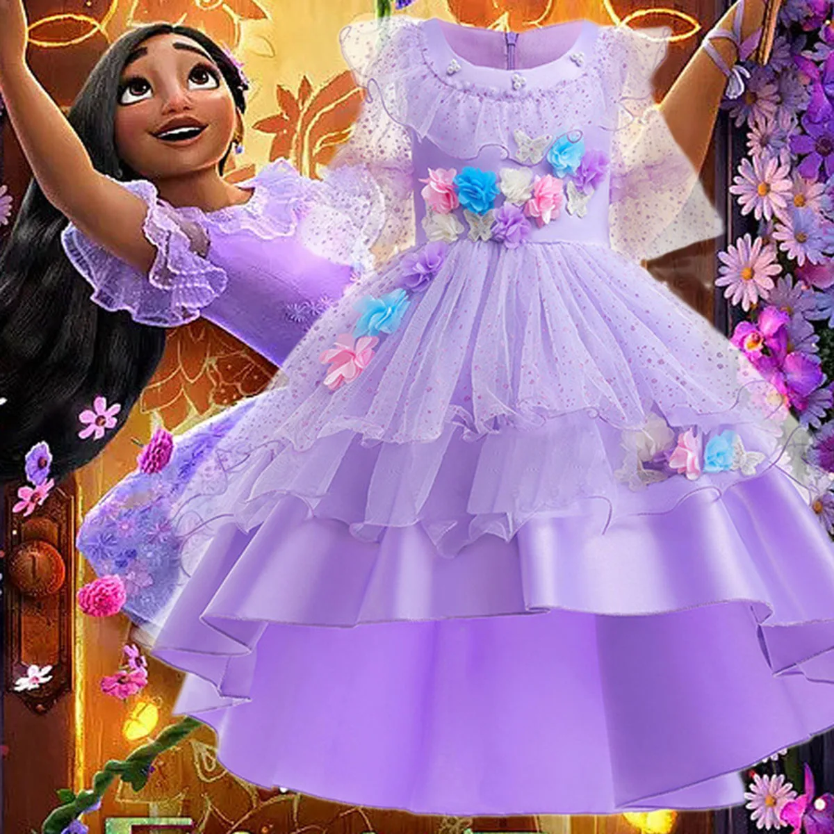 Shiny Toddler Little Girls Movie Encanto Mirabel Isabela Birthday Party Cosplay Halloween Fancy Dress
Shiny Toddler Little Girls Movie Encanto Mirabel Isabela Birthday Party Cosplay Halloween Fancy Dress