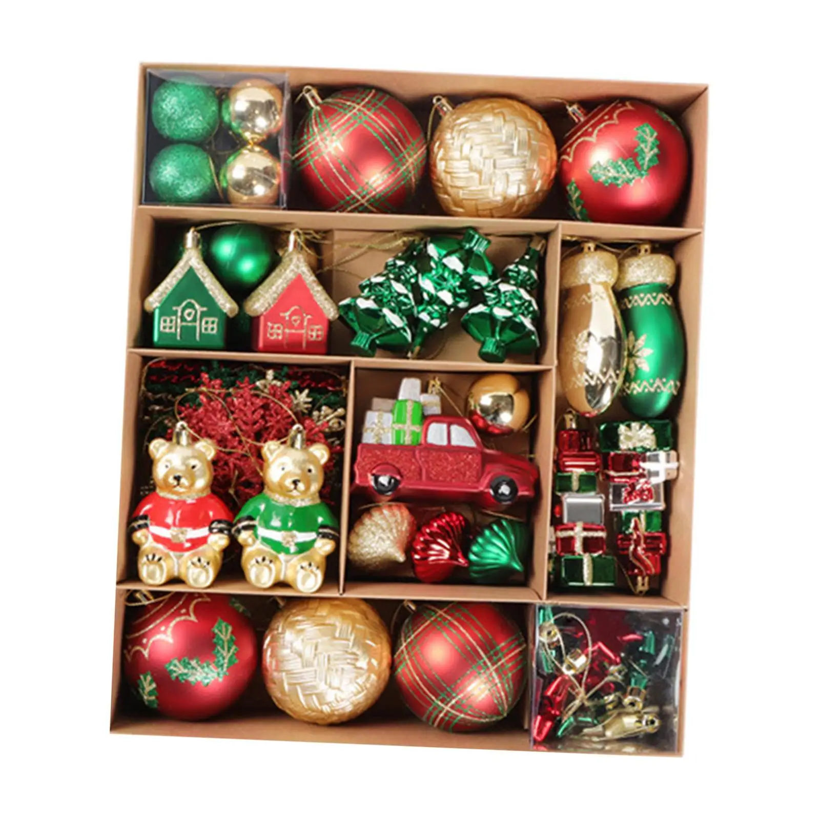 70Pcs Christmas Ball Ornaments Set Xmas Decor for Wedding Anniversary Porch
70Pcs Christmas Ball Ornaments Set Xmas Decor for Wedding Anniversary Porch
