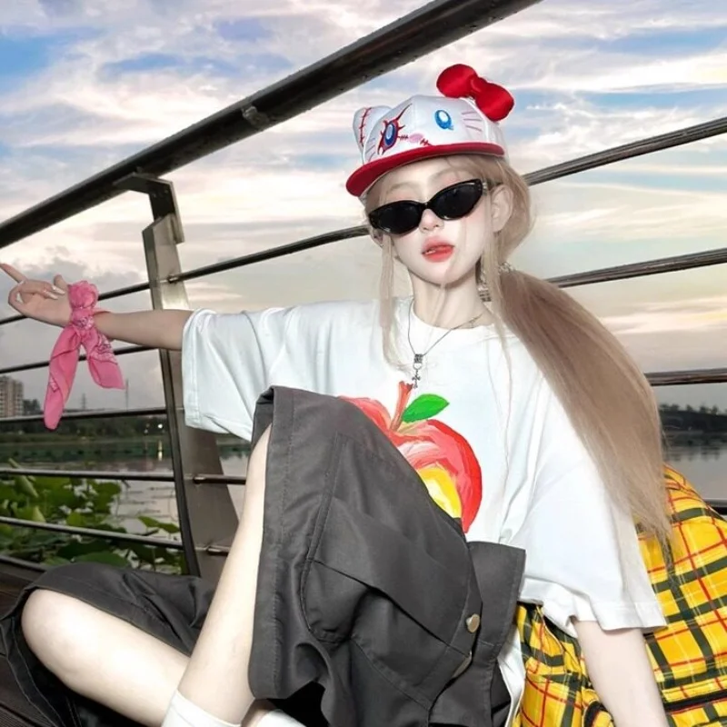 Y2K Hot Girl Wind Bow Devil Hello Kitty Duck Tongue Hat Flat brims Versatile Big Head Circumference Show Face Small Baseball Hat
Y2K Hot Girl Wind Bow Devil Hello Kitty Duck Tongue Hat Flat brims Versatile Big Head Circumference Show Face Small Baseball Hat