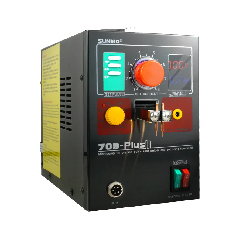 SUNKKO 4.3KW 709Plus Машина для сварки с точками с удаленной пайкой ручкой Электрическая пайка для сварки с точками для батареи
SUNKKO 4.3KW 709Plus Машина для сварки с точками с удаленной пайкой ручкой Электрическая пайка для сварки с точками для батареи