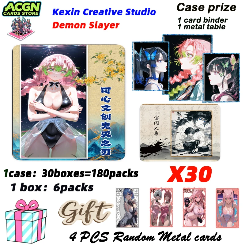 Wholesale KeXin Studio Demon Slayer Colored Paper Card Board Shinobu Anime Trading Mitsuri Tanjiro ACG CCG TCG Hobbies Gifts
Wholesale KeXin Studio Demon Slayer Colored Paper Card Board Shinobu Anime Trading Mitsuri Tanjiro ACG CCG TCG Hobbies Gifts