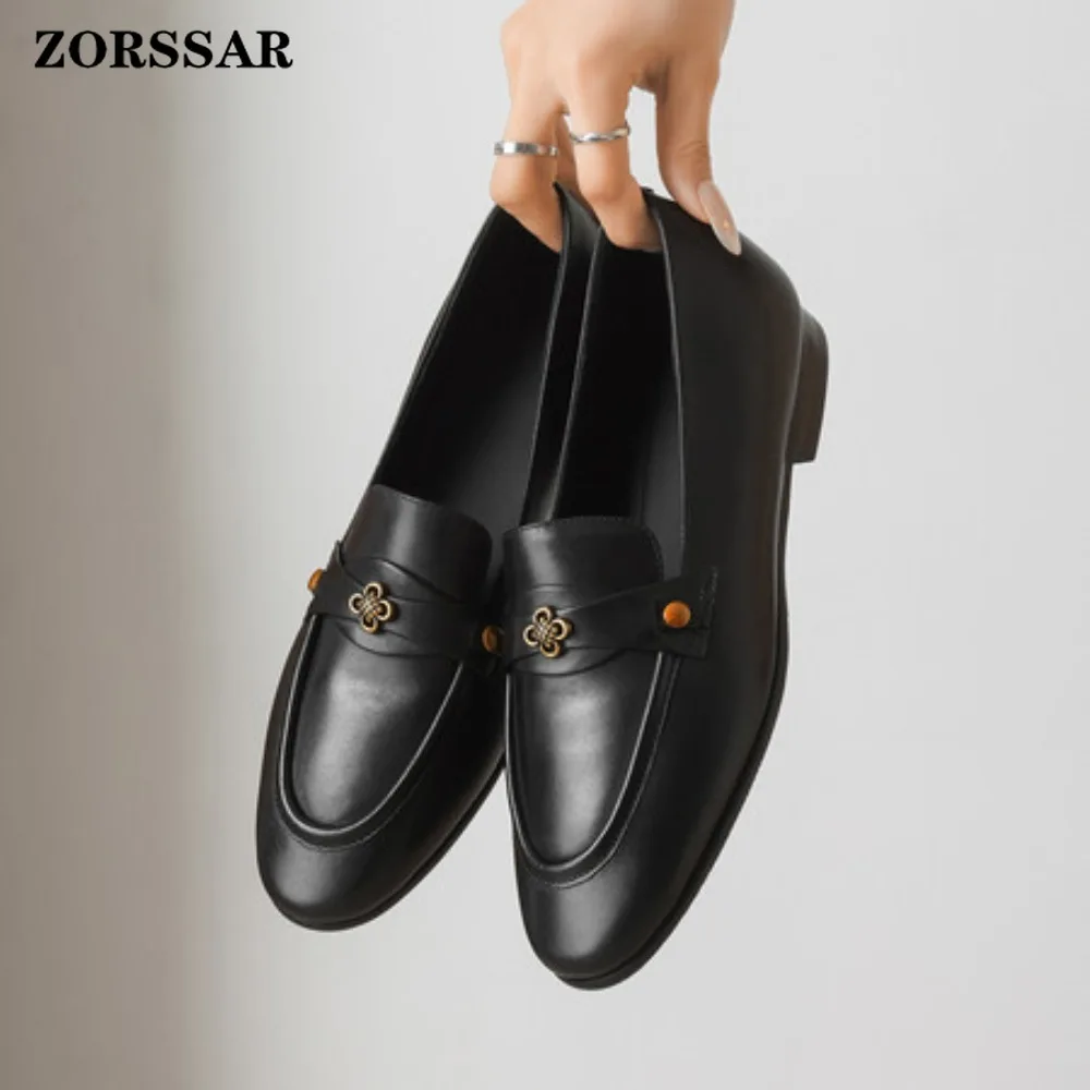 Women's Floral Decor Flat Loafers Genuine Leather Slip on Shoes Lightweight Comfortable Casual Office Daily Wear Ladies Footwear
Women's Floral Decor Flat Loafers Genuine Leather Slip on Shoes Lightweight Comfortable Casual Office Daily Wear Ladies Footwear