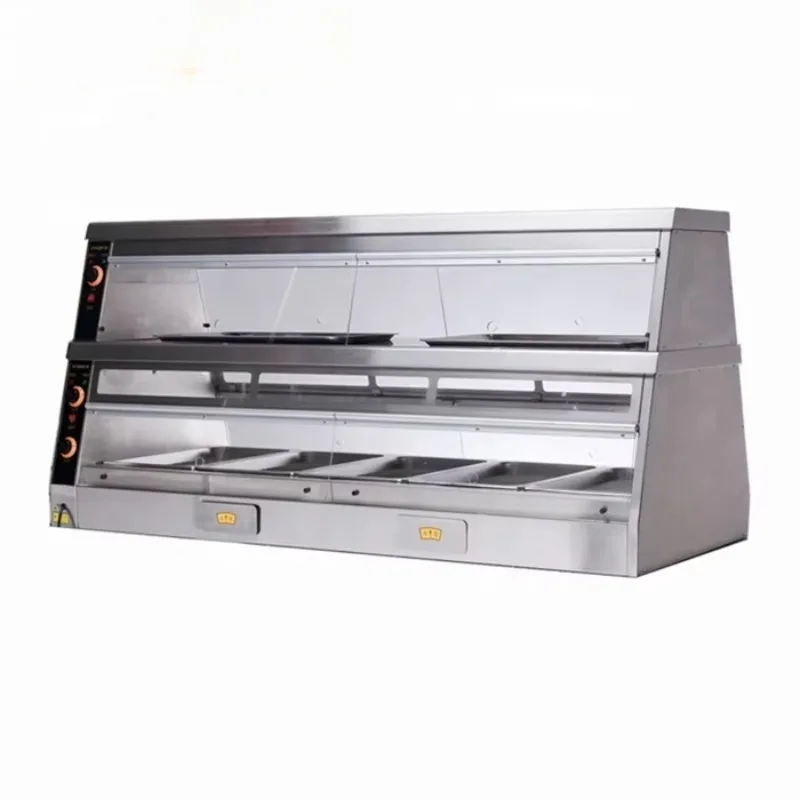 Stainless Steel Countertop Restaurant Food Cabinet Display for Fast Food
Stainless Steel Countertop Restaurant Food Cabinet Display for Fast Food