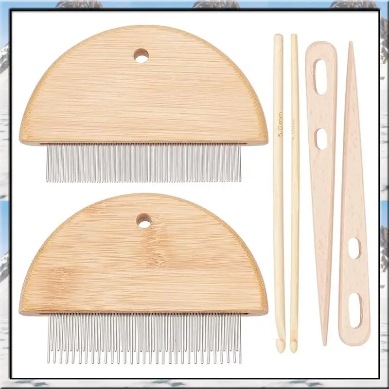 Innovative Combs Hand Knitting Tools Needle Threader Crochet Tassel Comb Crochet Hook For Tapestry Wall Hanging
Innovative Combs Hand Knitting Tools Needle Threader Crochet Tassel Comb Crochet Hook For Tapestry Wall Hanging