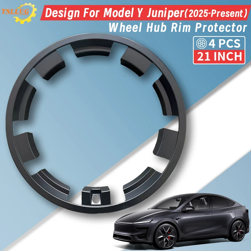 TSLLUG 4PCS Design For Tesla Model Y Juniper 2025-2026 21-inch Ring Protection Wheel Hub Rim Protector Accessorie for Tesla
TSLLUG 4PCS Design For Tesla Model Y Juniper 2025-2026 21-inch Ring Protection Wheel Hub Rim Protector Accessorie for Tesla