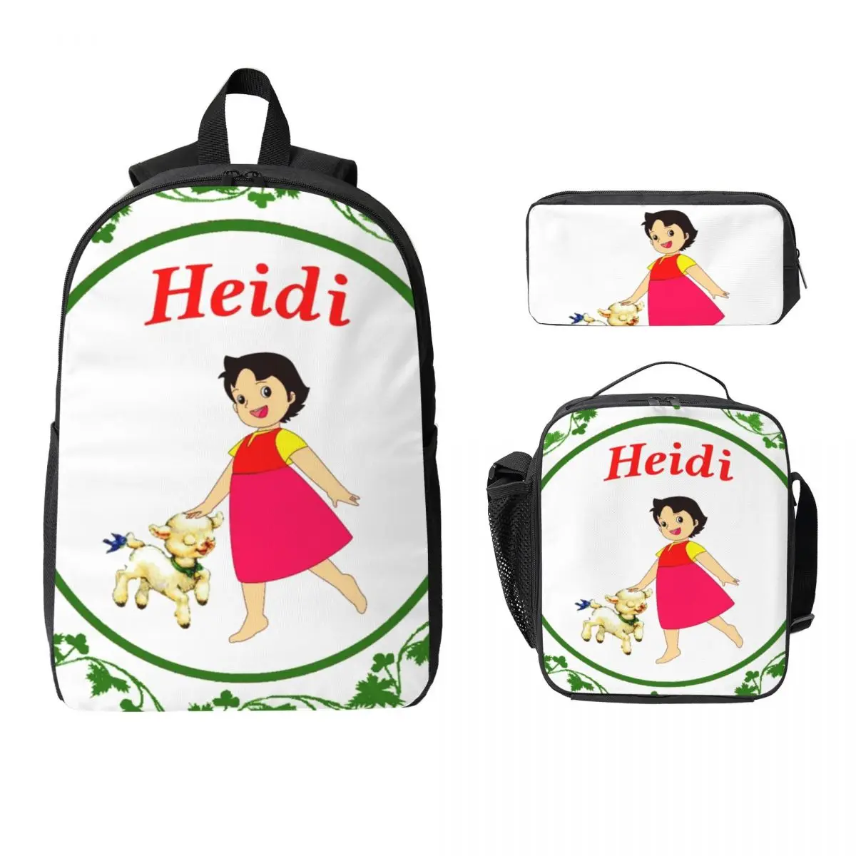 Simply Heidi Backpack Student Boys Girls BookBag School Bag Computer Shoulder Bags 3ps Insulated Lunch Bag Pencil Case
Simply Heidi Backpack Student Boys Girls BookBag School Bag Computer Shoulder Bags 3ps Insulated Lunch Bag Pencil Case