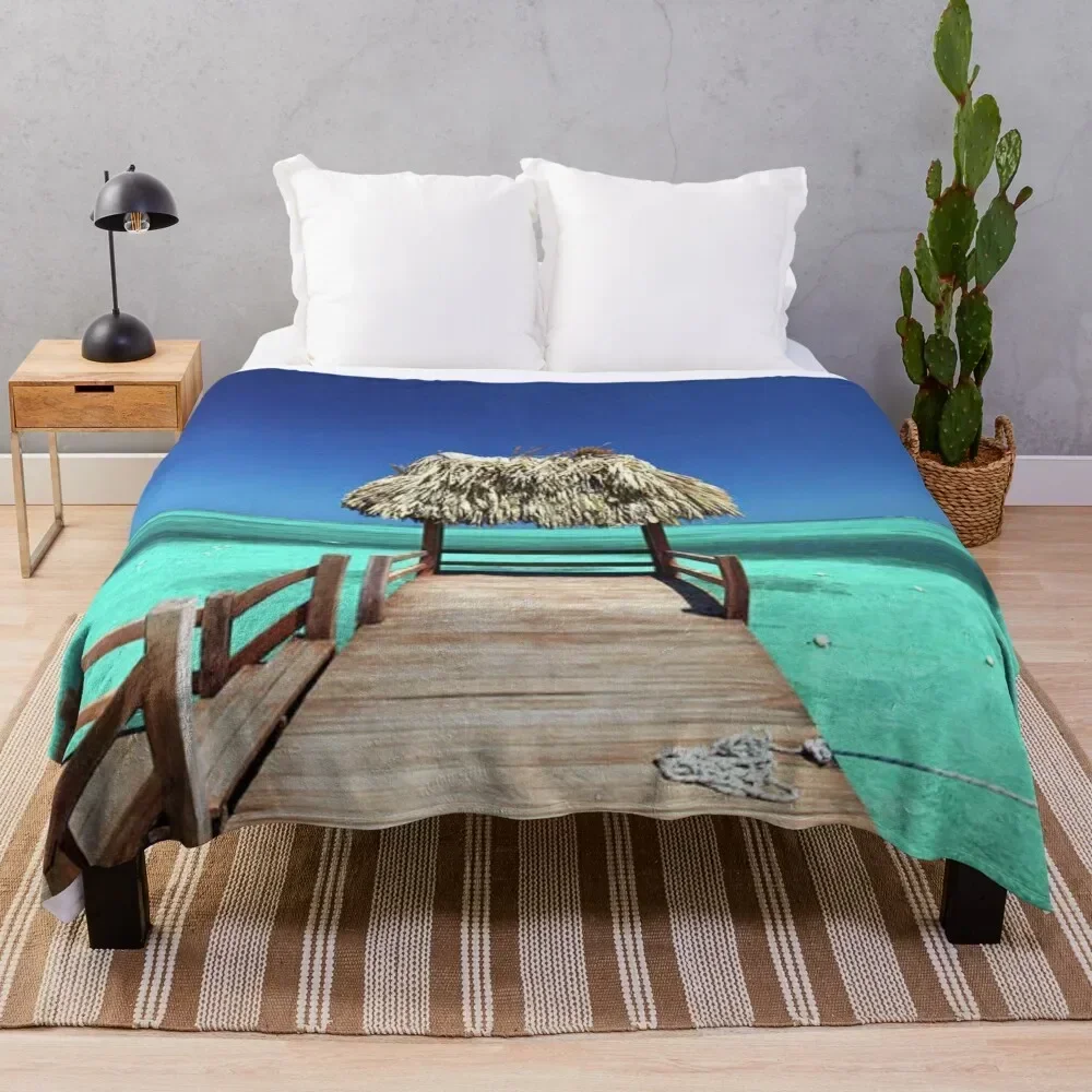 A small pier with a hut Throw Blanket Multi Purpose Soft Warm Blanket for Home Travel
A small pier with a hut Throw Blanket Multi Purpose Soft Warm Blanket for Home Travel