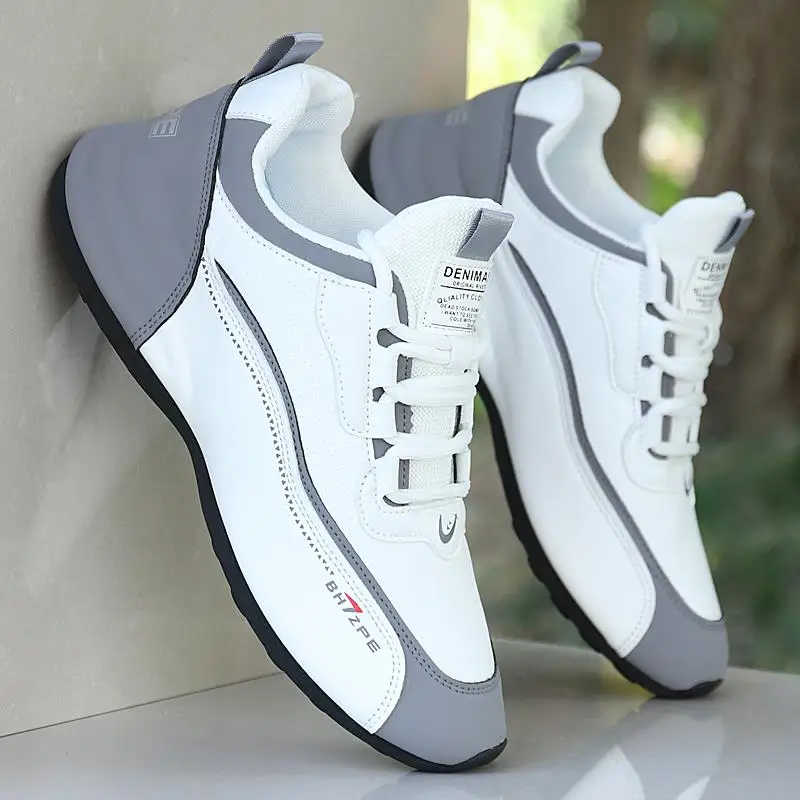Men's Casual Sport Shoes Leather Upgraded Anti-slip Waterproof Fall Winter New Style Dad Shoes Bottom Covered White Sneakers
Men's Casual Sport Shoes Leather Upgraded Anti-slip Waterproof Fall Winter New Style Dad Shoes Bottom Covered White Sneakers