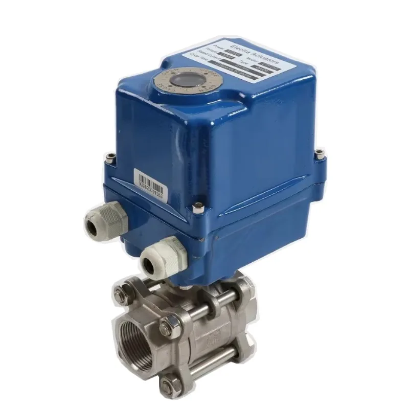 Electric butterfly Valve Motorized Actuator Water Control