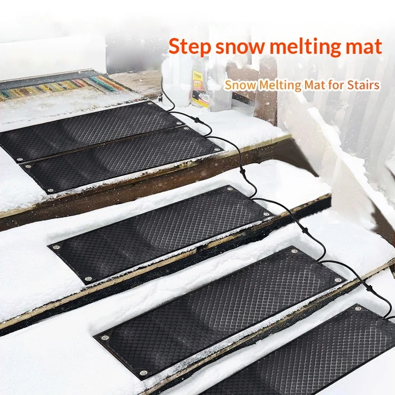 AC100~240V Winter Outdoor Stair Steps Anti-slip Floor Heating Mat Rubber Snow Melting Mat Anti-Freeze Protection Pad
AC100~240V Winter Outdoor Stair Steps Anti-slip Floor Heating Mat Rubber Snow Melting Mat Anti-Freeze Protection Pad