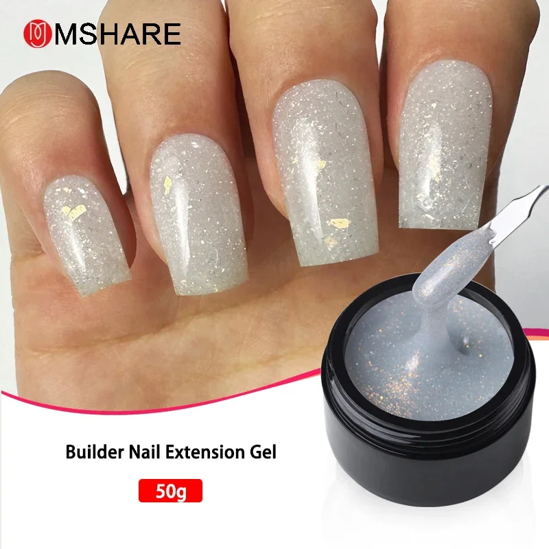 MSHARE 50ML Medium Thick Self Leveling Construction Gel for Nail Extension White Pink Shiny UV Led Gel
MSHARE 50ML Medium Thick Self Leveling Construction Gel for Nail Extension White Pink Shiny UV Led Gel