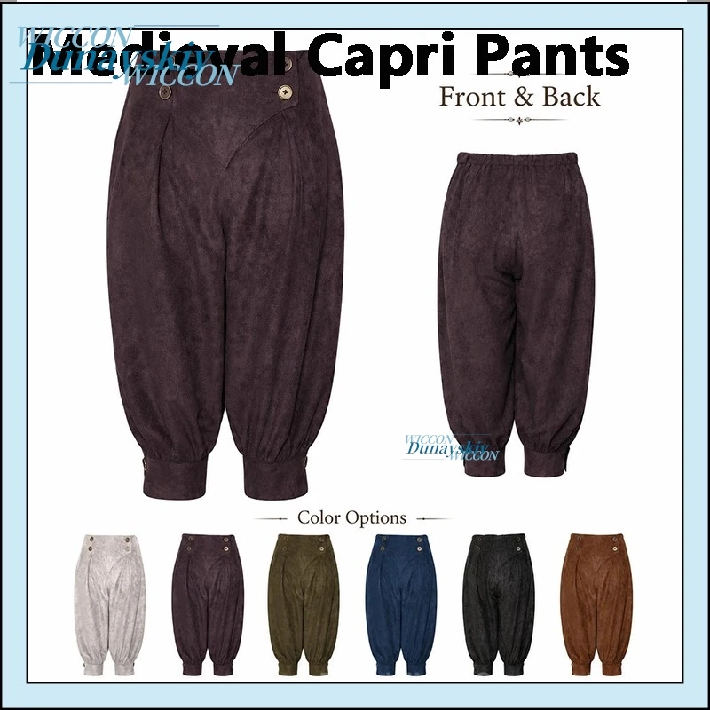 Men's Medieval Capri Pants Bloomers Victorian Vintage Costumes Pantaloon Shorts Renaissance Halloween Carnival Outfit Set
Men's Medieval Capri Pants Bloomers Victorian Vintage Costumes Pantaloon Shorts Renaissance Halloween Carnival Outfit Set