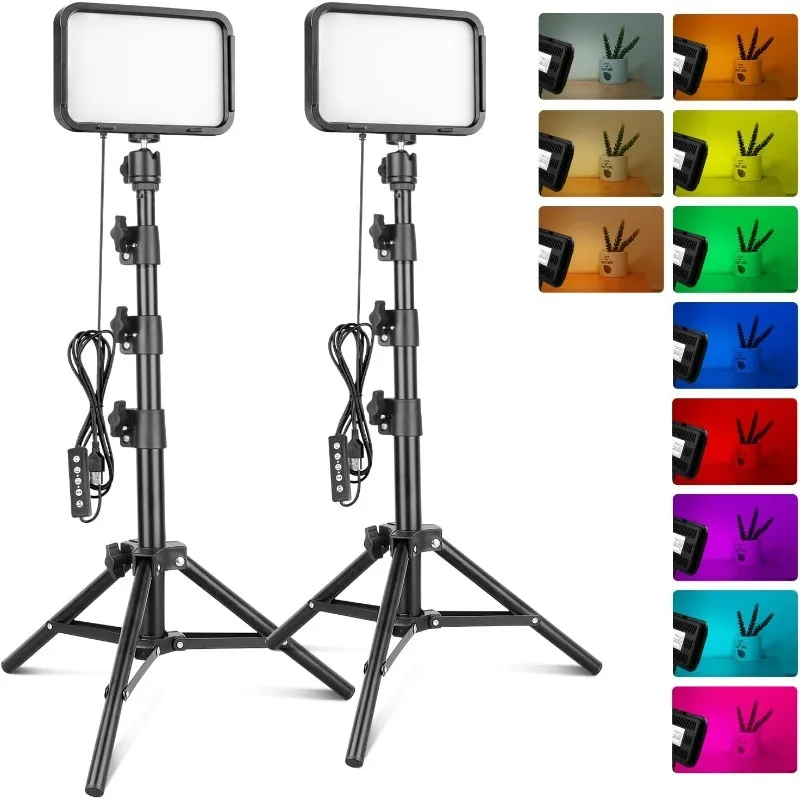 Torjim RGB Photography Video Lighting, Studio Lights with Adjustable Tripod Stand - 16 Color Lighting for Video Recording/YouTub
Torjim RGB Photography Video Lighting, Studio Lights with Adjustable Tripod Stand - 16 Color Lighting for Video Recording/YouTub
