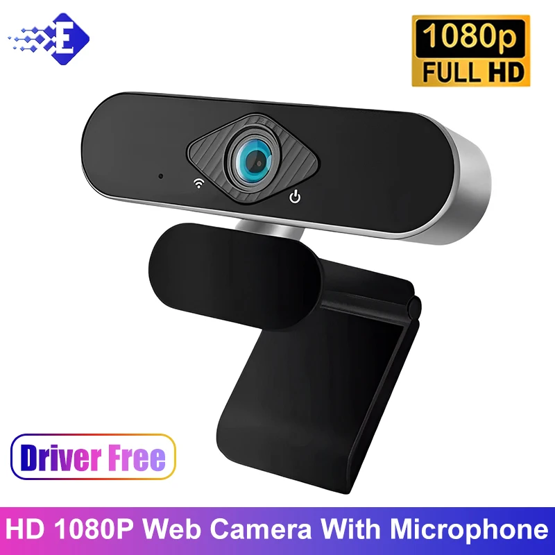 HD 1080P Webcam with Auto-Focus & AI, Built-in Microphone, Rotatable Stand for Video Conferencing, Streaming & Online Broadcast
HD 1080P Webcam with Auto-Focus & AI, Built-in Microphone, Rotatable Stand for Video Conferencing, Streaming & Online Broadcast