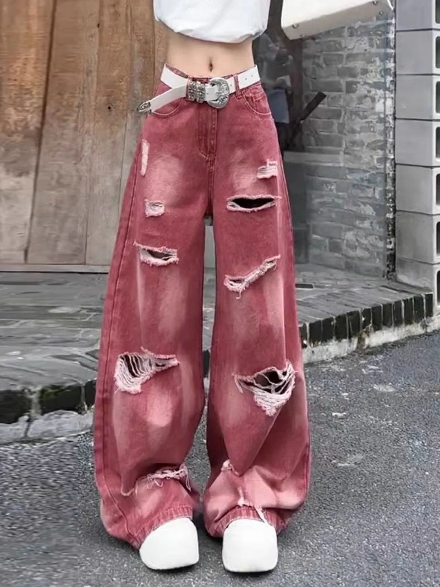 American Style Spicy Girl Wide Leg Denim Jeans Women Summer New Small Retro Dyed Loose Slim Straight Long Pants
American Style Spicy Girl Wide Leg Denim Jeans Women Summer New Small Retro Dyed Loose Slim Straight Long Pants