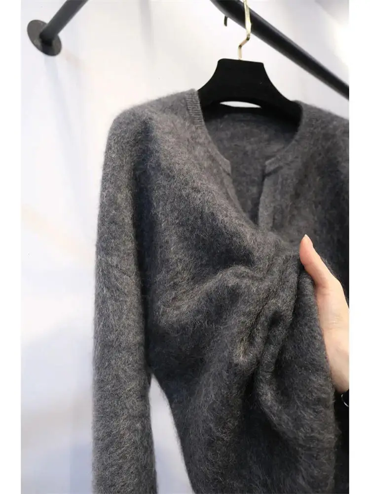 Soft Cozy Lazy Style High-End Cashmere Sweater Versatile Gentle Style for Autumn Season Women's plus Size Commute Korean Style
Soft Cozy Lazy Style High-End Cashmere Sweater Versatile Gentle Style for Autumn Season Women's plus Size Commute Korean Style