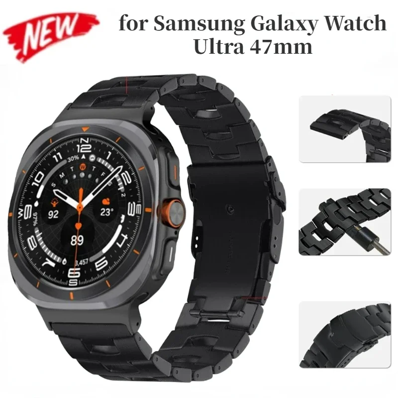 Titanium Strap for Samsung Galaxy Watch Ultra 47mm Smartwatch Lightweight Band Bracelet Wristband for Galaxy Watch 7 Ultra Belt
Titanium Strap for Samsung Galaxy Watch Ultra 47mm Smartwatch Lightweight Band Bracelet Wristband for Galaxy Watch 7 Ultra Belt
