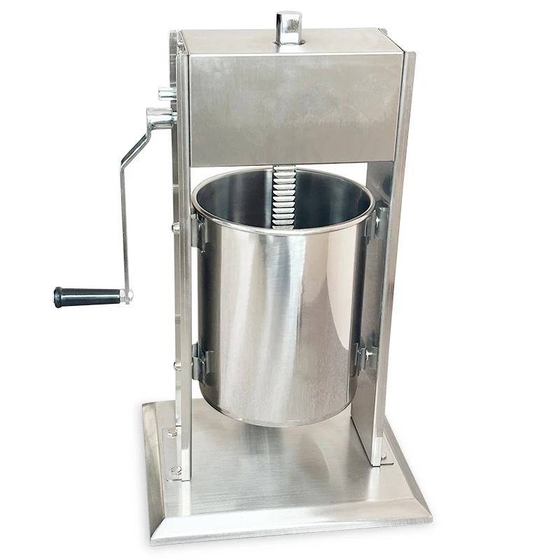 Food utensils 15L Stainless Steel Electric Sausage Stuffing Machine Factory Outlet Vacuum Sausage Filling Machine
Food utensils 15L Stainless Steel Electric Sausage Stuffing Machine Factory Outlet Vacuum Sausage Filling Machine
