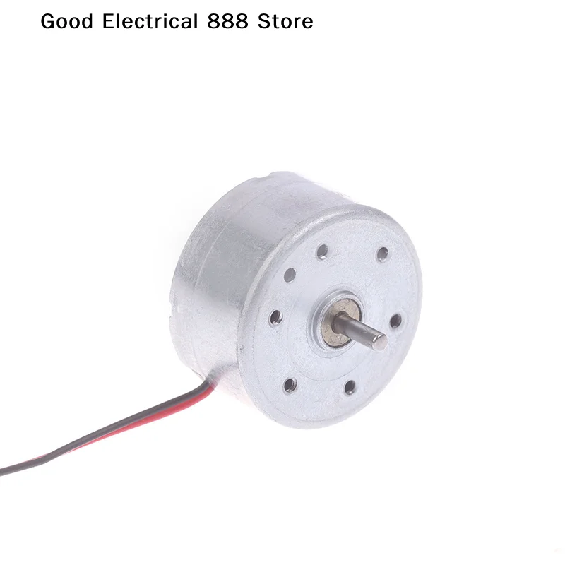 1PCS RF-300EA-1D390 Mini Mute Round Spindle Motor 24mm DC 1.5V-6V 7250RPM Precious Metal Brush for DIY Solar Power Toy Model
1PCS RF-300EA-1D390 Mini Mute Round Spindle Motor 24mm DC 1.5V-6V 7250RPM Precious Metal Brush for DIY Solar Power Toy Model