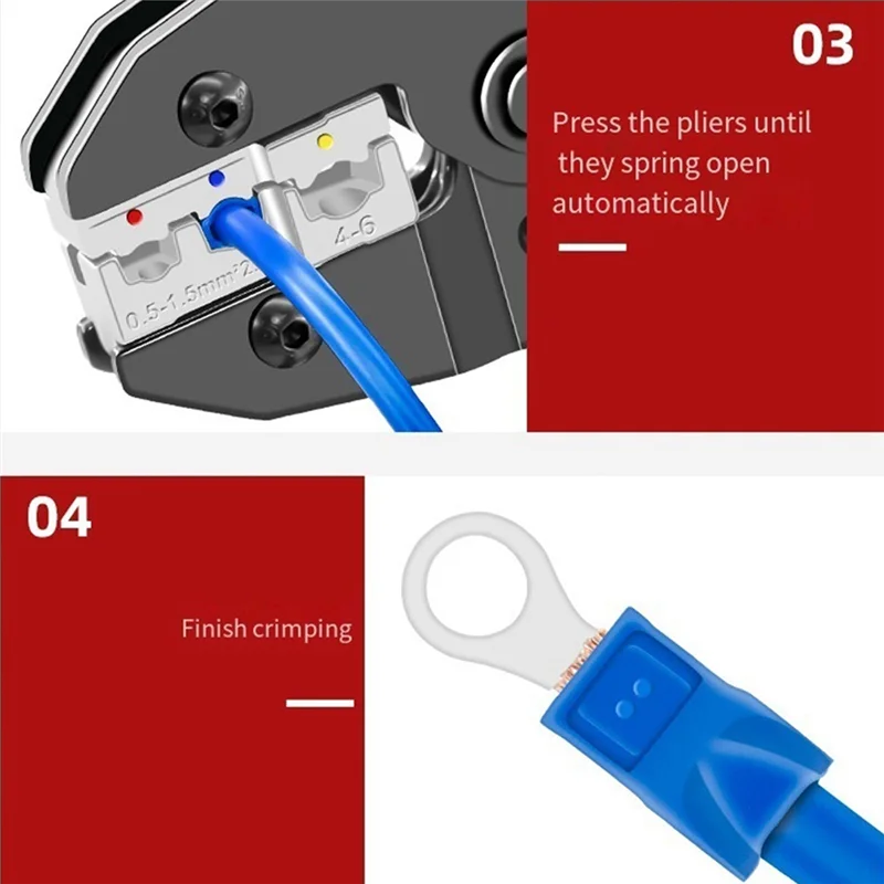 AA50-HS-30J Multi-Function Crimping Pliers Crimping Pliers Set Cold Press Insulated Terminal Spring Terminal Pliers
AA50-HS-30J Multi-Function Crimping Pliers Crimping Pliers Set Cold Press Insulated Terminal Spring Terminal Pliers