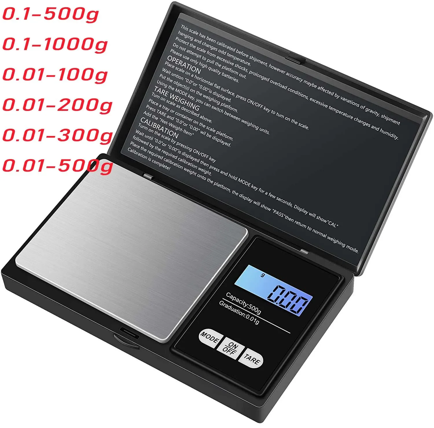 Digital Pocket Jewelry Mini Stainless Steel Electronic Scale Gold Gram Balance Weight Scale Portable Pocket Scale Scale digital
Digital Pocket Jewelry Mini Stainless Steel Electronic Scale Gold Gram Balance Weight Scale Portable Pocket Scale Scale digital