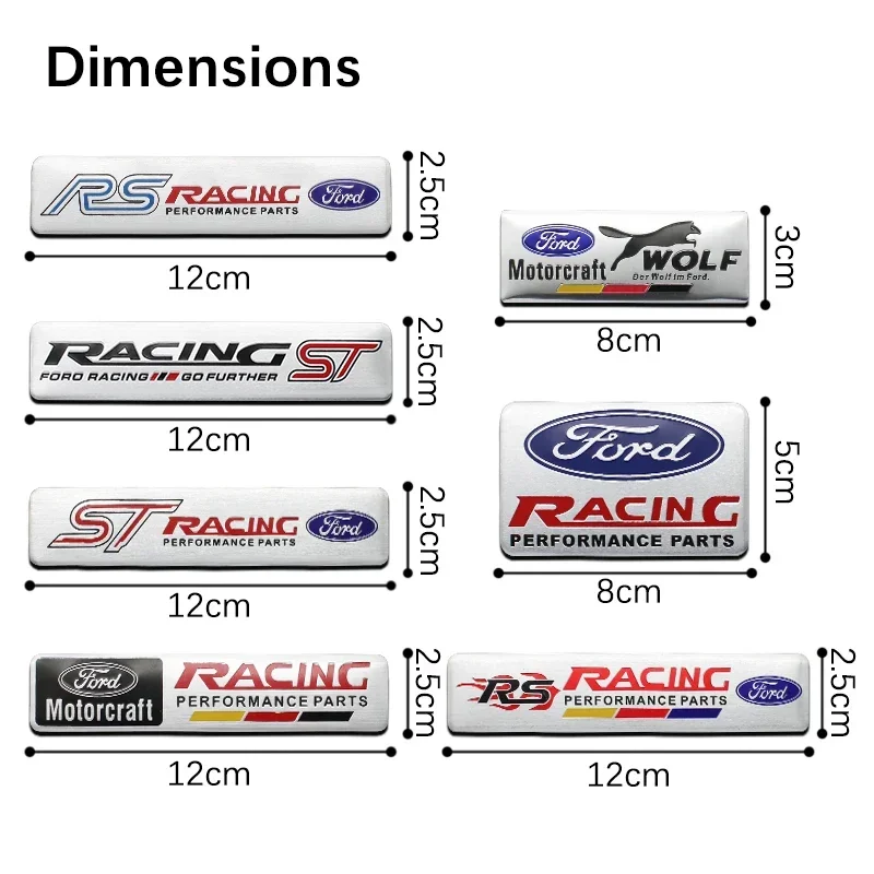 1pcs 3D Aluminum Car Stickers Emblem Body Rear Trunk Tail Decal For Ford Focus 2 3 Mk2 Mk3 Fiesta Ranger Mondeo Mustang Kuga ST
1pcs 3D Aluminum Car Stickers Emblem Body Rear Trunk Tail Decal For Ford Focus 2 3 Mk2 Mk3 Fiesta Ranger Mondeo Mustang Kuga ST