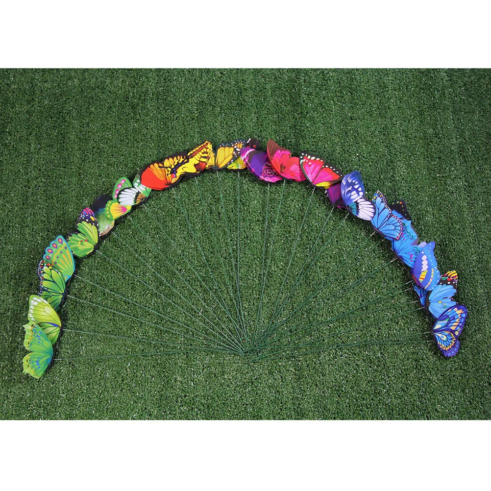 24pcs Simulation Butterfly Stakes Waterproof Artificial Butterflies For Garden Lawn Decor Indoor Outdoor Plant Ornament Yard
24pcs Simulation Butterfly Stakes Waterproof Artificial Butterflies For Garden Lawn Decor Indoor Outdoor Plant Ornament Yard