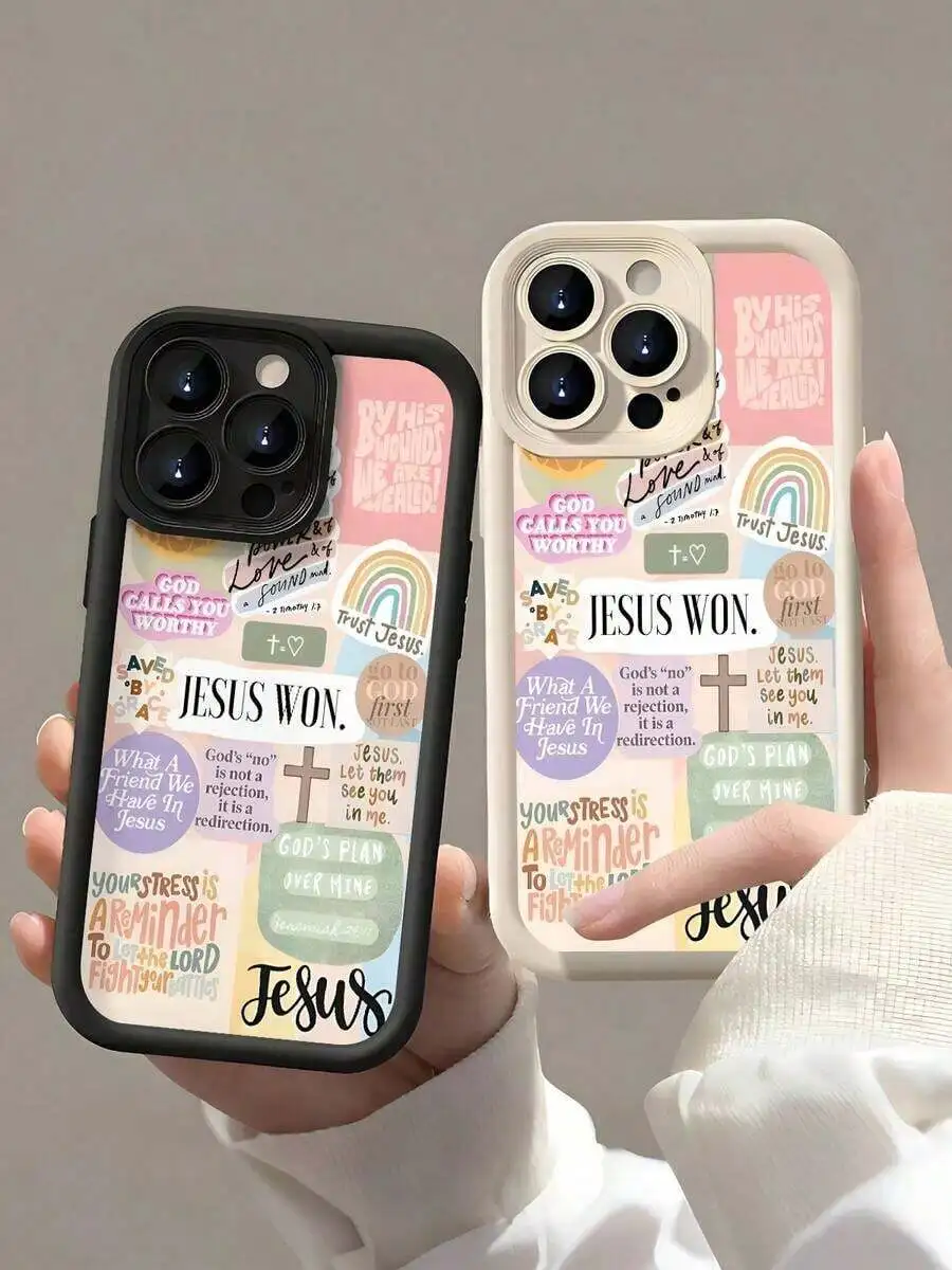 Christian Bible Verse Phone Case For iPhone 16 15 14 13 12 11 Pro Max Pro Plus TPU Shockproof Protective Cover
Christian Bible Verse Phone Case For iPhone 16 15 14 13 12 11 Pro Max Pro Plus TPU Shockproof Protective Cover