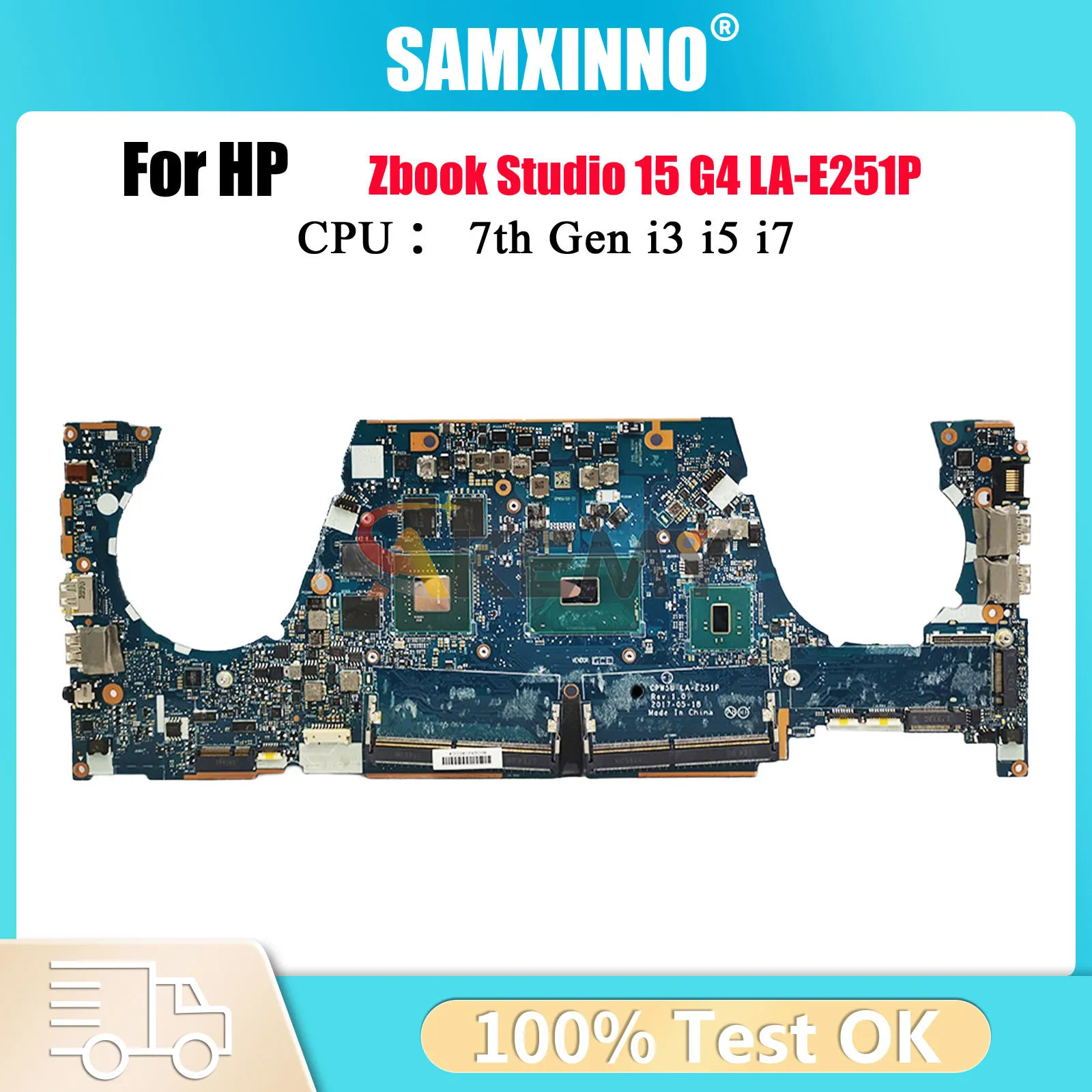 For HP ZBook Studio 15 G4 LA-E251P Laptop Motherboard With i5 i7 CPU M1200 GPU 921018-601 100% Fully Tested
For HP ZBook Studio 15 G4 LA-E251P Laptop Motherboard With i5 i7 CPU M1200 GPU 921018-601 100% Fully Tested