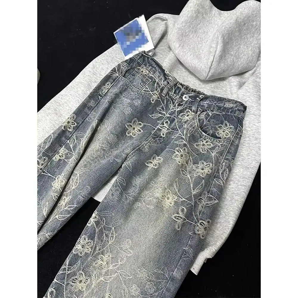 Американские джинсы с вышивкой в стиле ретро, мужские повседневные прямые свободные длинные брюки, осенний новый дизайн, модный брендовый хлопковый брюки...
Американские джинсы с вышивкой в стиле ретро, мужские повседневные прямые свободные длинные брюки, осенний новый дизайн, модный брендовый хлопковый брюки...