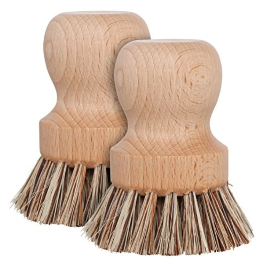 Pot Brush, Union Fibre, 2-Pack Heavy Duty Scrub Brushes for Pots, Cast Iron Baked-On Residue, Beechwood, 2.6-Inch Round, Made i
Pot Brush, Union Fibre, 2-Pack Heavy Duty Scrub Brushes for Pots, Cast Iron Baked-On Residue, Beechwood, 2.6-Inch Round, Made i