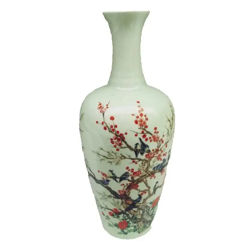Porcelain Collection Vase, 12 Joybirds Plum Blossom Pattern, Old Porcelain Collection
Porcelain Collection Vase, 12 Joybirds Plum Blossom Pattern, Old Porcelain Collection