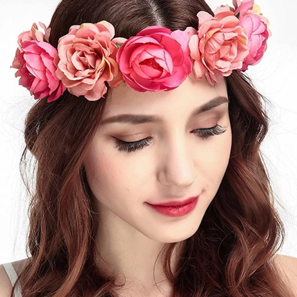 Floral Headband Artificial Rose Fairy Headpiece Bridal Hair Accessory for Women Flower Girl Wedding Celebration Beach
Floral Headband Artificial Rose Fairy Headpiece Bridal Hair Accessory for Women Flower Girl Wedding Celebration Beach