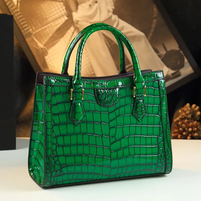 Genuine Leather Women Handbags Lady Shoulder Messenger Bag Luxury Fashion Brand Crocodile Pattern Mom Crossbody Top Handle Bags
Genuine Leather Women Handbags Lady Shoulder Messenger Bag Luxury Fashion Brand Crocodile Pattern Mom Crossbody Top Handle Bags