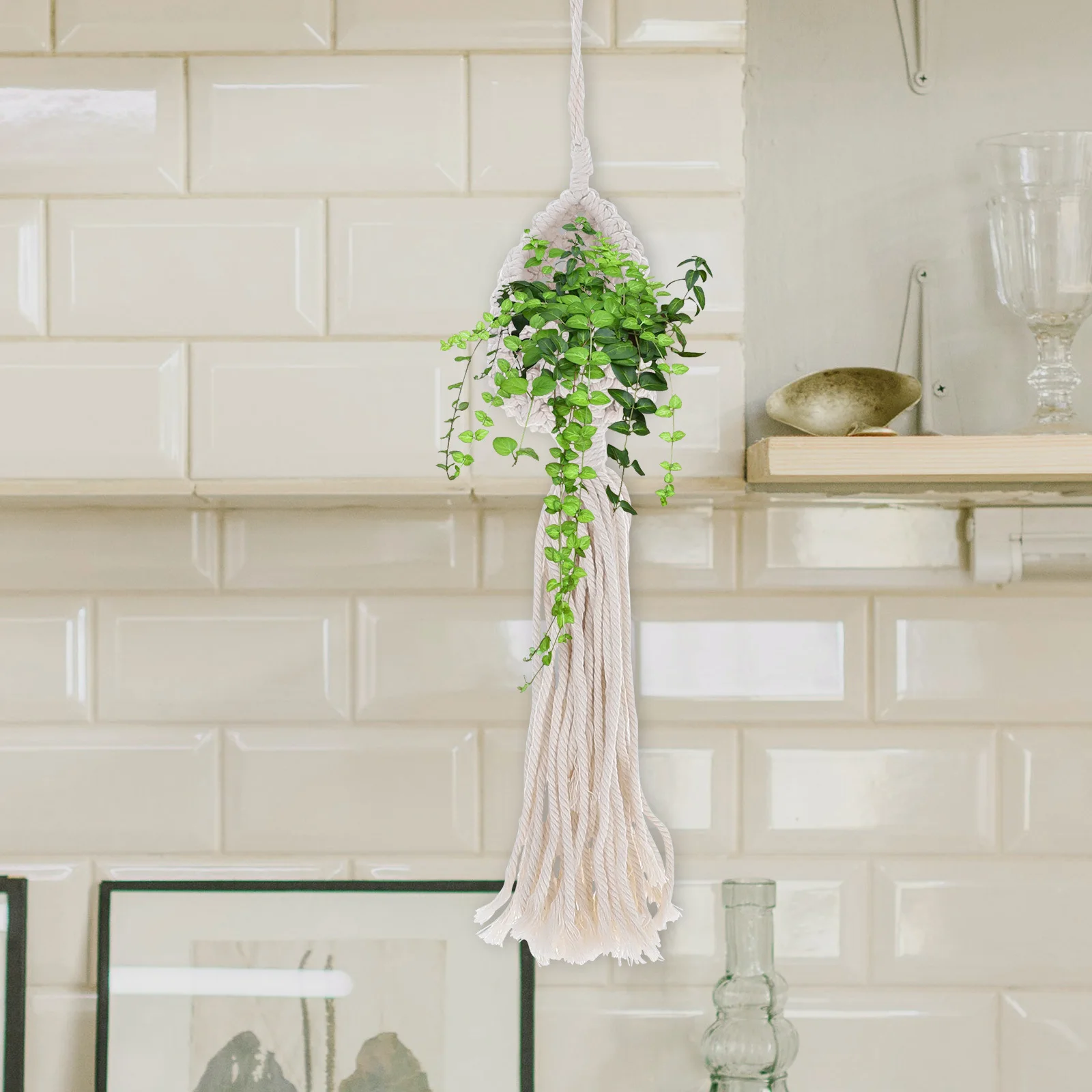 Macrame Plant Hanger Nest Style Braided Hanging Basket for Plants Indoor Wall Decor Air Plant Holder Boho Floral Pot Garden
Macrame Plant Hanger Nest Style Braided Hanging Basket for Plants Indoor Wall Decor Air Plant Holder Boho Floral Pot Garden