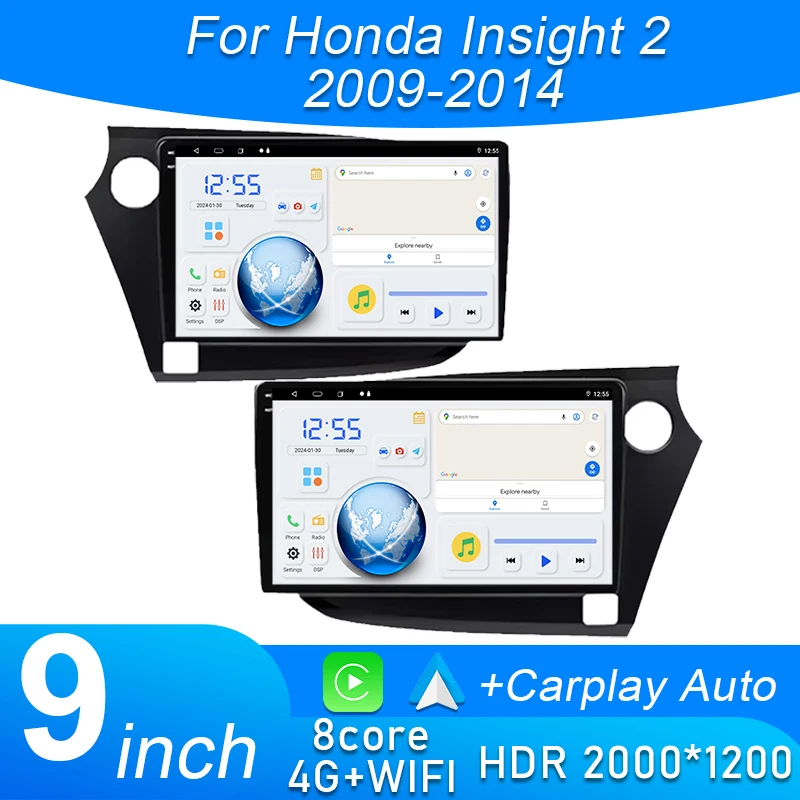 Android 15 Car Auto Radio For Honda Insight 2 2009-2014 Multimedia Video Player Stereo GPS Navigation 4G WIFI BT Carplay DVD DSP
Android 15 Car Auto Radio For Honda Insight 2 2009-2014 Multimedia Video Player Stereo GPS Navigation 4G WIFI BT Carplay DVD DSP