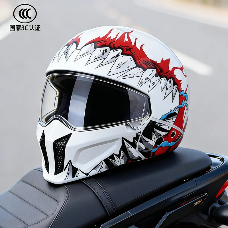 New Scorpion Retro Motorcycle Cascos Moto Locomotive Personality Multi-purpose Combination Helmet Half M L XL XXL
New Scorpion Retro Motorcycle Cascos Moto Locomotive Personality Multi-purpose Combination Helmet Half M L XL XXL