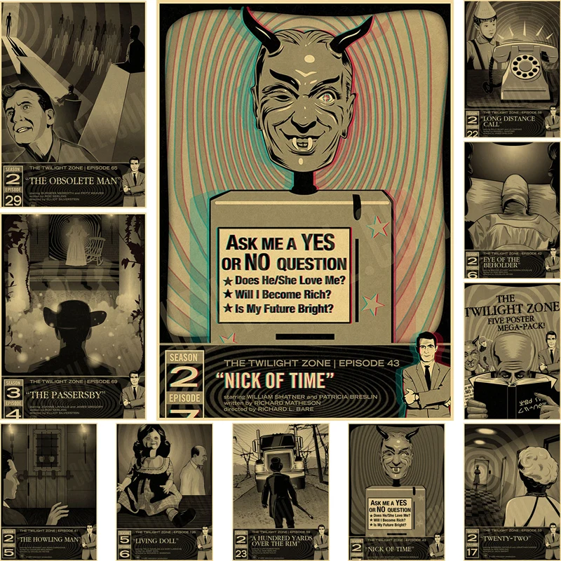 Retro Kraft Paper Horror Movie Posters Wall Art Decor Living Room Bar Decor Home Mural Painting Decorative Sticker Prints Art
Retro Kraft Paper Horror Movie Posters Wall Art Decor Living Room Bar Decor Home Mural Painting Decorative Sticker Prints Art