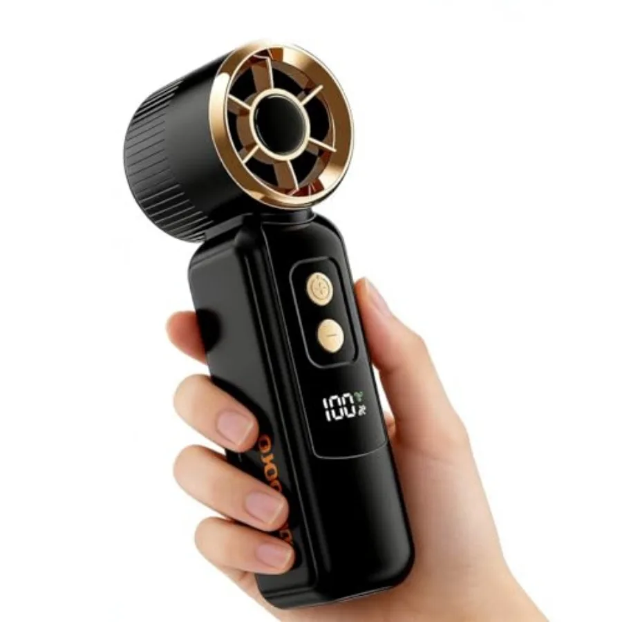 Portable Handheld Fan with 200, 000 RPM High-Speed Motor, Mini Rechargeable Personal Fan, 6 Adjustable Speeds, LED Display, 300
Portable Handheld Fan with 200, 000 RPM High-Speed Motor, Mini Rechargeable Personal Fan, 6 Adjustable Speeds, LED Display, 300