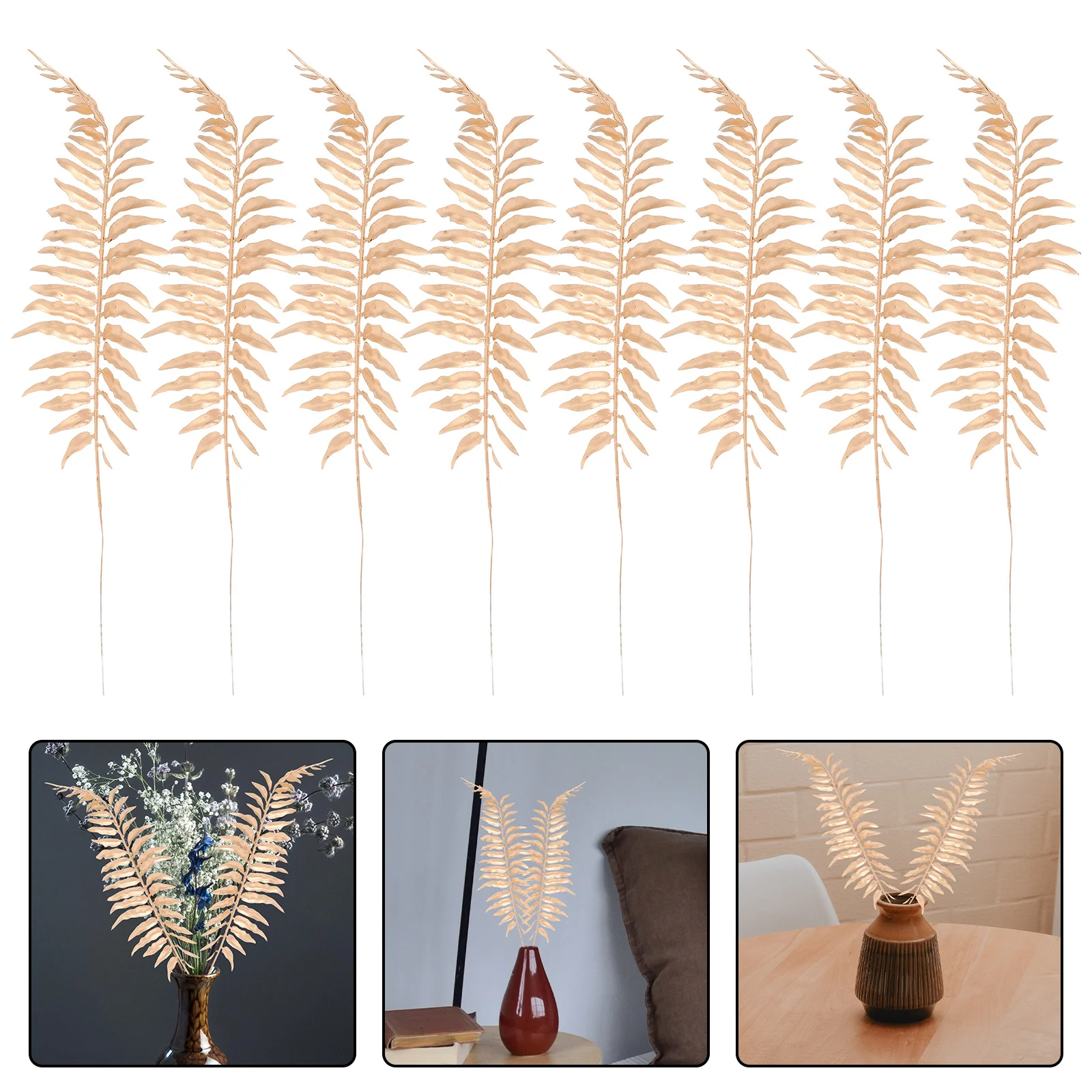 10Pcs Golden Artificial Leaves for Home Decor Realistic Fake Leaf Branch Picks Vase Filler Table Centerpiece Wedding Holiday
10Pcs Golden Artificial Leaves for Home Decor Realistic Fake Leaf Branch Picks Vase Filler Table Centerpiece Wedding Holiday
