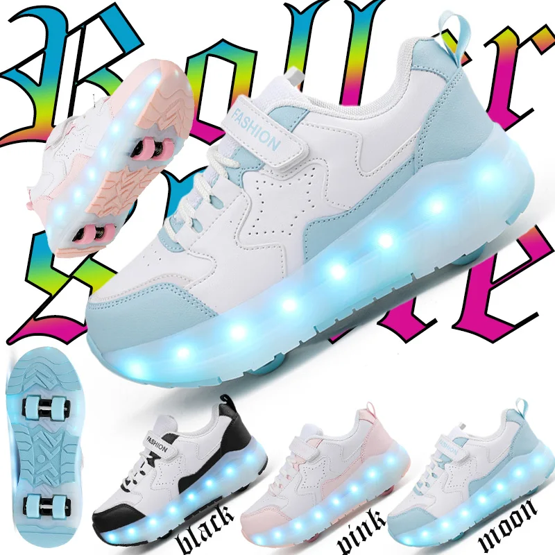 oys and Girls Roller Skate Shoes 4-Wheels Skating Sneaker Flying Shoe Breatheable Outdoor Parkour Roller Skates for kids
oys and Girls Roller Skate Shoes 4-Wheels Skating Sneaker Flying Shoe Breatheable Outdoor Parkour Roller Skates for kids