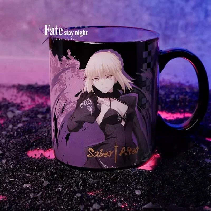 Керамическая кружка с меняющим цвет рисунком персонажей аниме Fate Saber Alter Sakura Matou, кружка с мультяшными персонажами
Керамическая кружка с меняющим цвет рисунком персонажей аниме Fate Saber Alter Sakura Matou, кружка с мультяшными персонажами