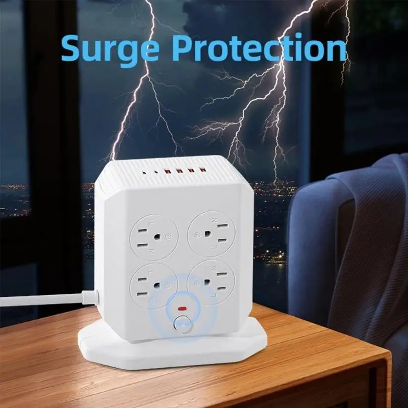 Y1UB Vertical Power Strips with 12 Outlets Small Design Outlet Tower for Home Office
Y1UB Vertical Power Strips with 12 Outlets Small Design Outlet Tower for Home Office