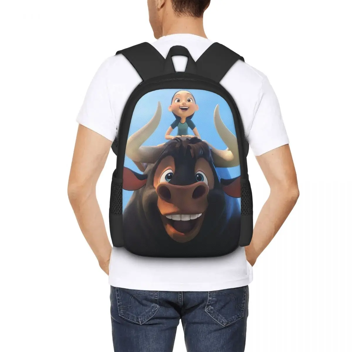 Ferdinand Animated Short Films Student Backpack School Bag Hiking Travel Daypack for Boys Girls Fashion Bookbag Shoulder Bags
Ferdinand Animated Short Films Student Backpack School Bag Hiking Travel Daypack for Boys Girls Fashion Bookbag Shoulder Bags