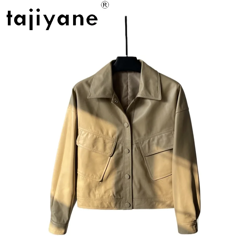 TAJIYANE Real Sheepskin Leather Jacket Woman Casual Short Coat Premium Genuine Leather Jackets Autumn Women Clothing 2026 casaco
TAJIYANE Real Sheepskin Leather Jacket Woman Casual Short Coat Premium Genuine Leather Jackets Autumn Women Clothing 2026 casaco