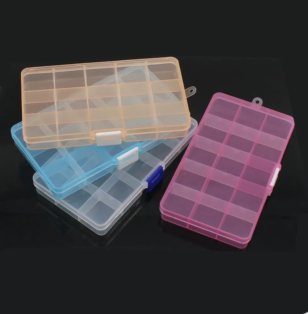 15 Compartments Separable Portable Jewelry Tool Storage Box Container Ring Electronic Parts Screw Beads Organizer Plastic Box
15 Compartments Separable Portable Jewelry Tool Storage Box Container Ring Electronic Parts Screw Beads Organizer Plastic Box