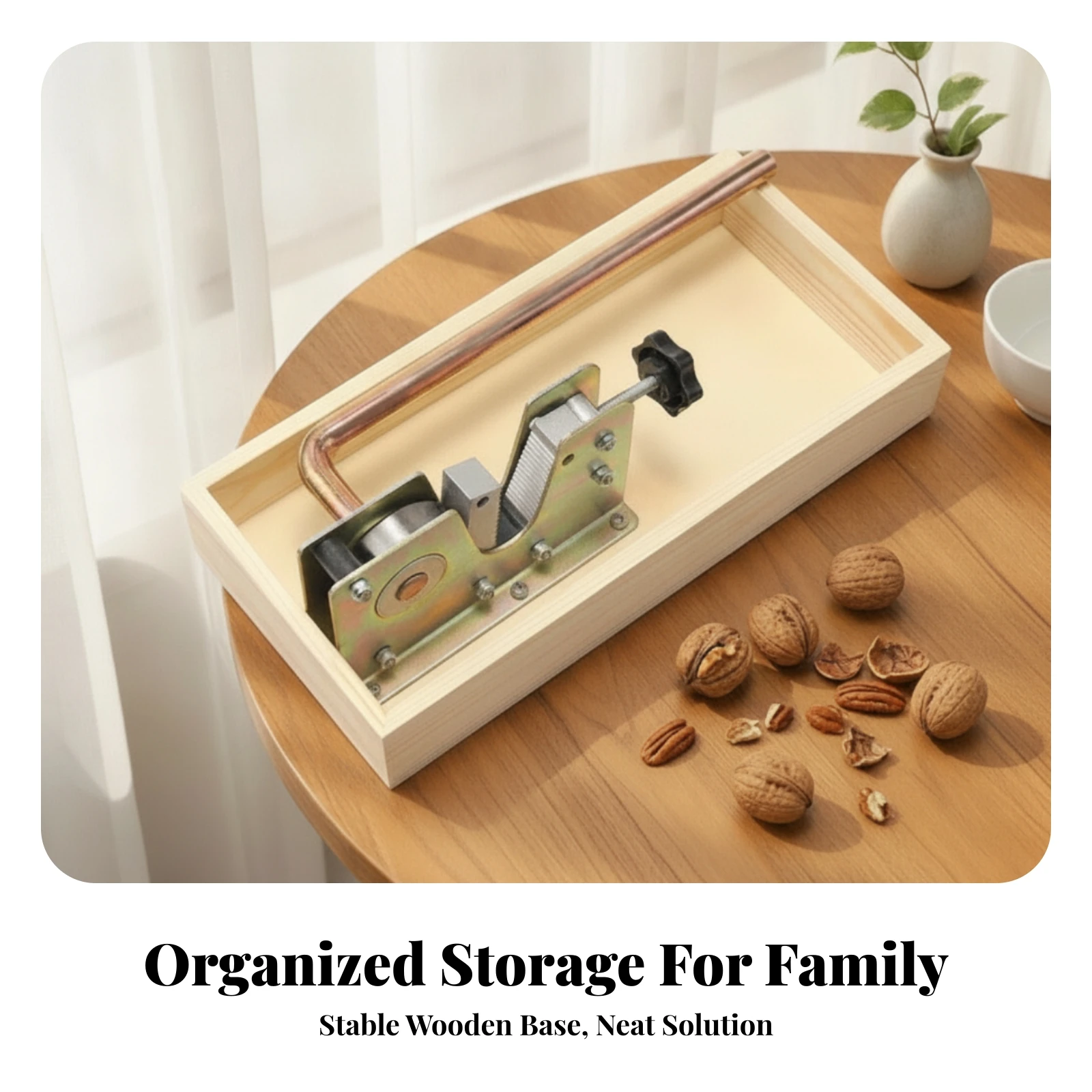 Easy to Clean Box-Style Nut Sheller Hard-Shell Long-Lasting Walnut Sheller Kitchen Tool
Easy to Clean Box-Style Nut Sheller Hard-Shell Long-Lasting Walnut Sheller Kitchen Tool