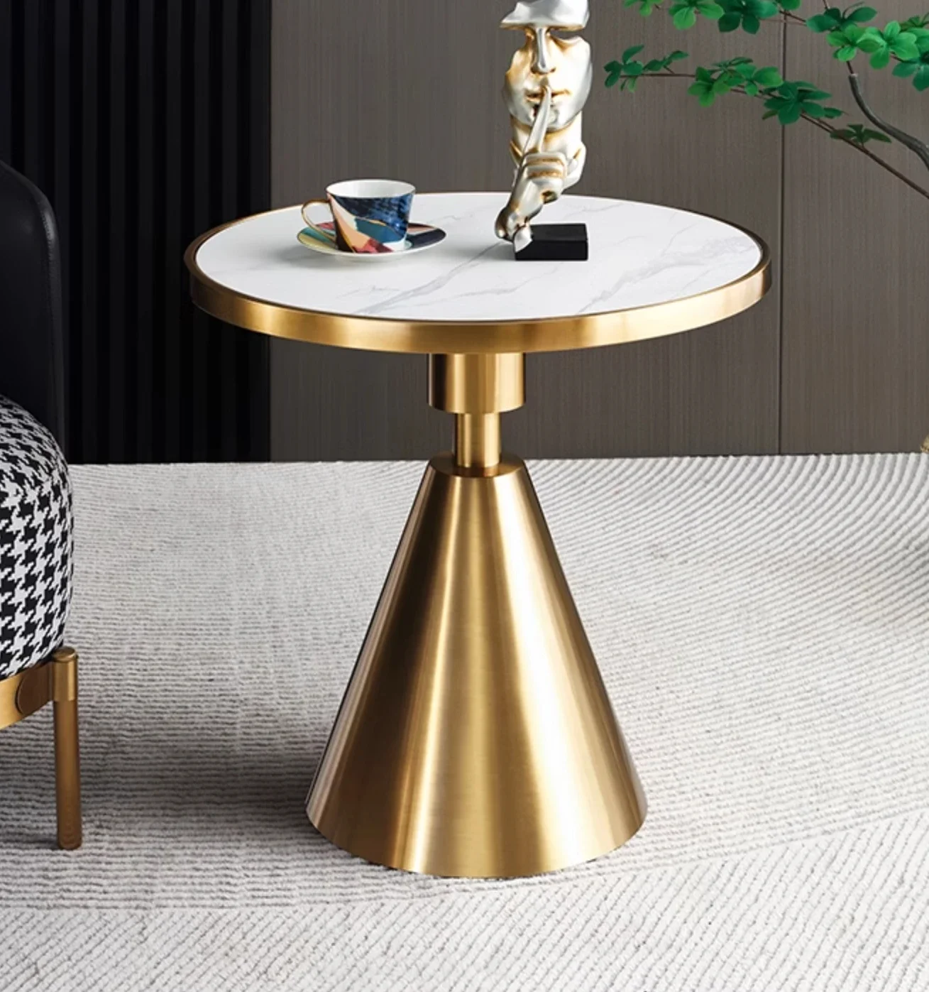 Stainless Steel Hotel Coffee Table Light Luxury House Hold Round Table Removable Sofa Corner Side Table
Stainless Steel Hotel Coffee Table Light Luxury House Hold Round Table Removable Sofa Corner Side Table